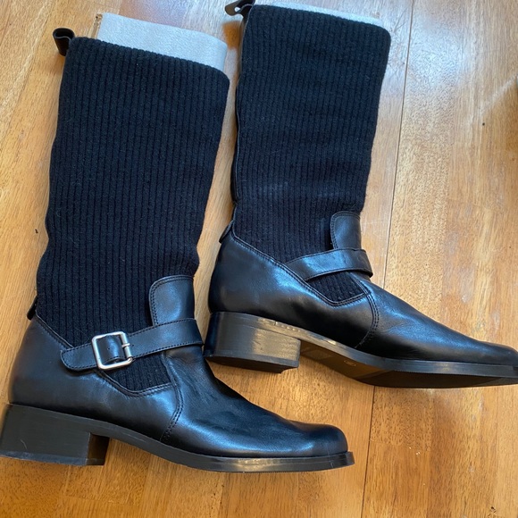 Markon knee length boots size 10M  NEW never worn - Picture 1 of 13